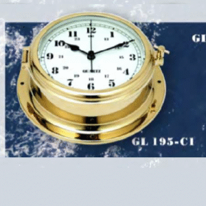 KB GL198-C1 Brass Clock with 5" Dial
